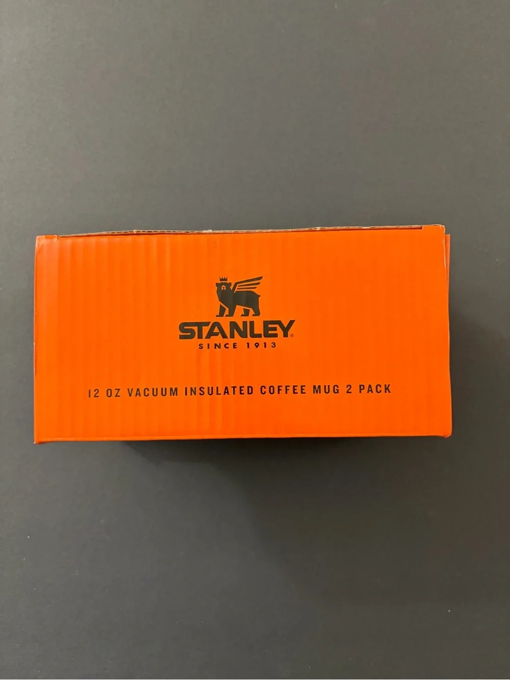 New Stanley Gray Camp Mug 2-Pack with Lids